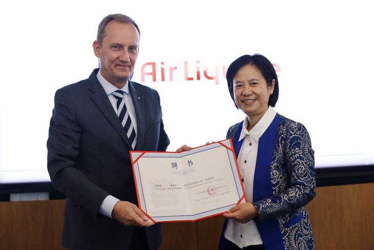 Air Liquide China President and CEO appointed Wuhan Investment Promotion Ambassador