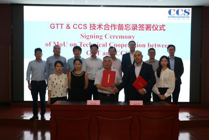 GTT collaborate with partner to shape China’s LNG shipping industry