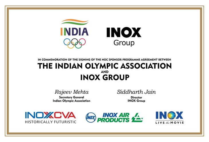 Inox Group signs sponsorship pact with Indian Olympic Association