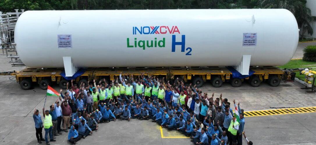 Largest ever liquid hydrogen tank; India on path to become ‘green hydrogen hub’