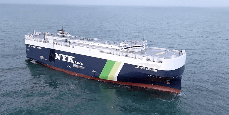 Hiroshima Port receives first LNG-fuelled pure car and truck carrier